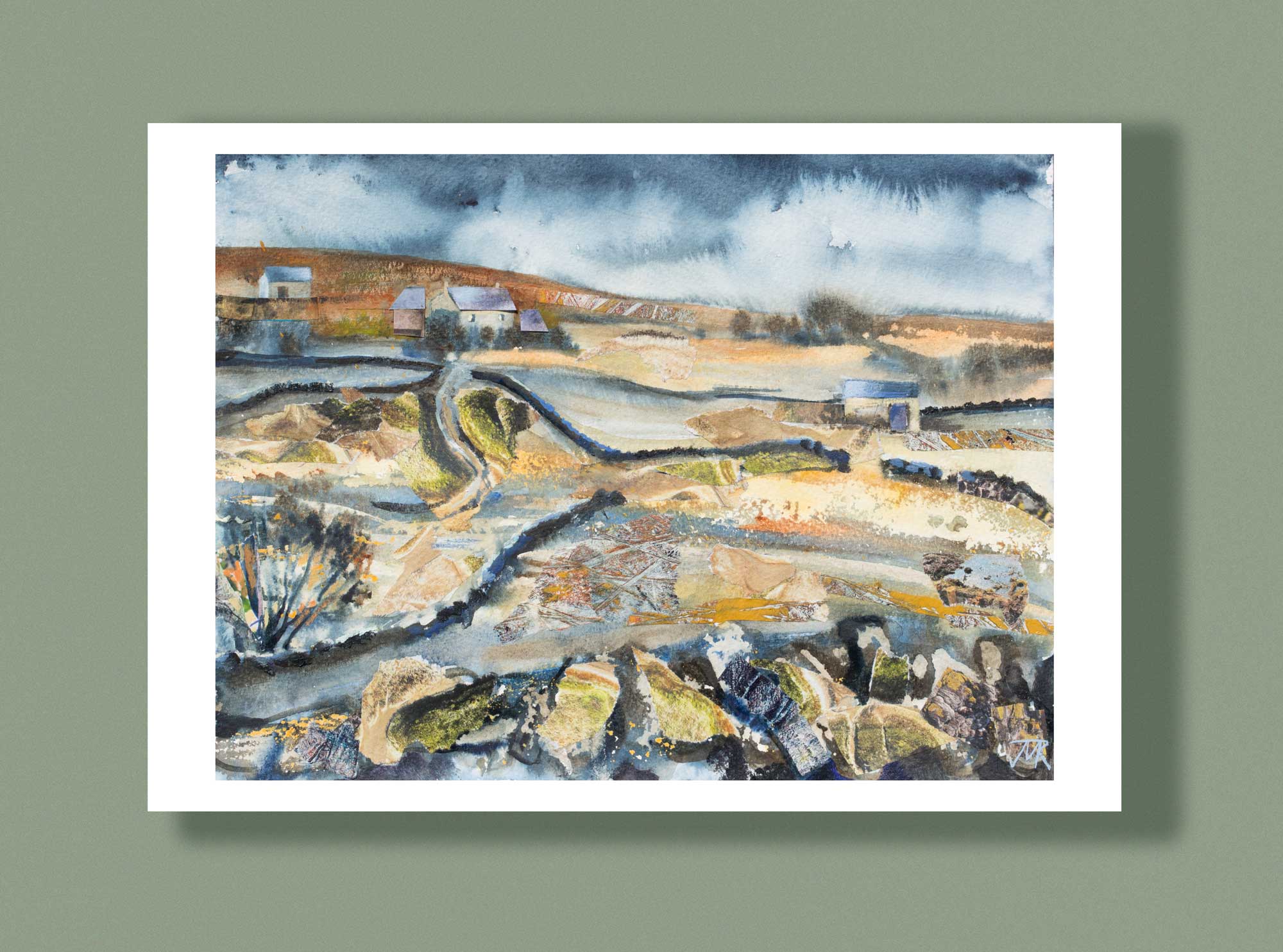 Fine art print 'Bowland Barns, Winter'