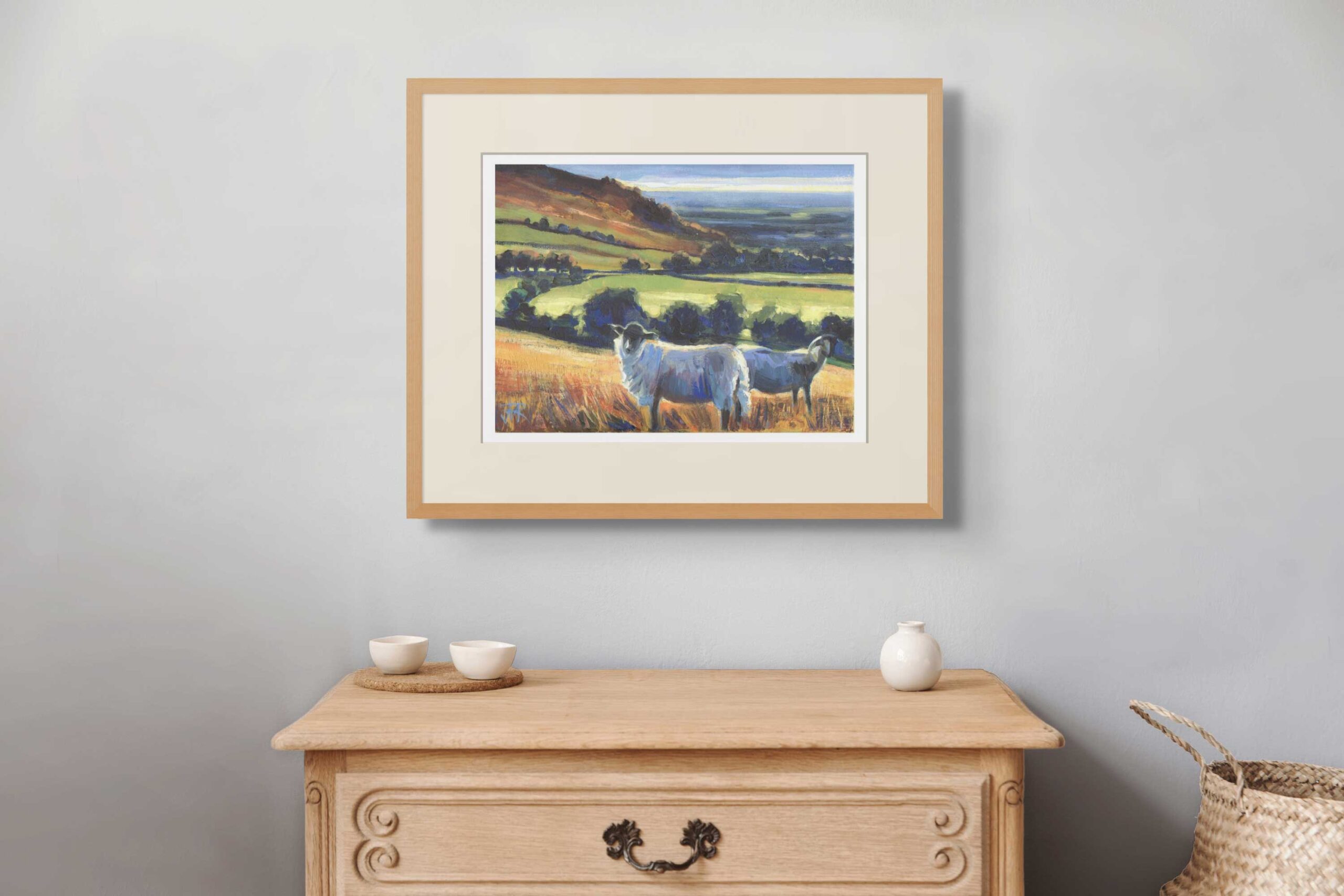 Sheep near Nicky Nook, Forest of Bowland. Limited edition fine art print. - Image 3
