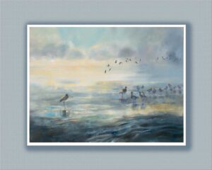 'At the Edge of the Sands, Morecambe Bay' Fine Art Print, 50 x 40 cm