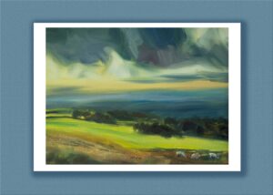 Rainclouds over Nicky Nook, Forest of Bowland. Limited Edition Fine Art Print, 40 x 30 cm. - Image 2