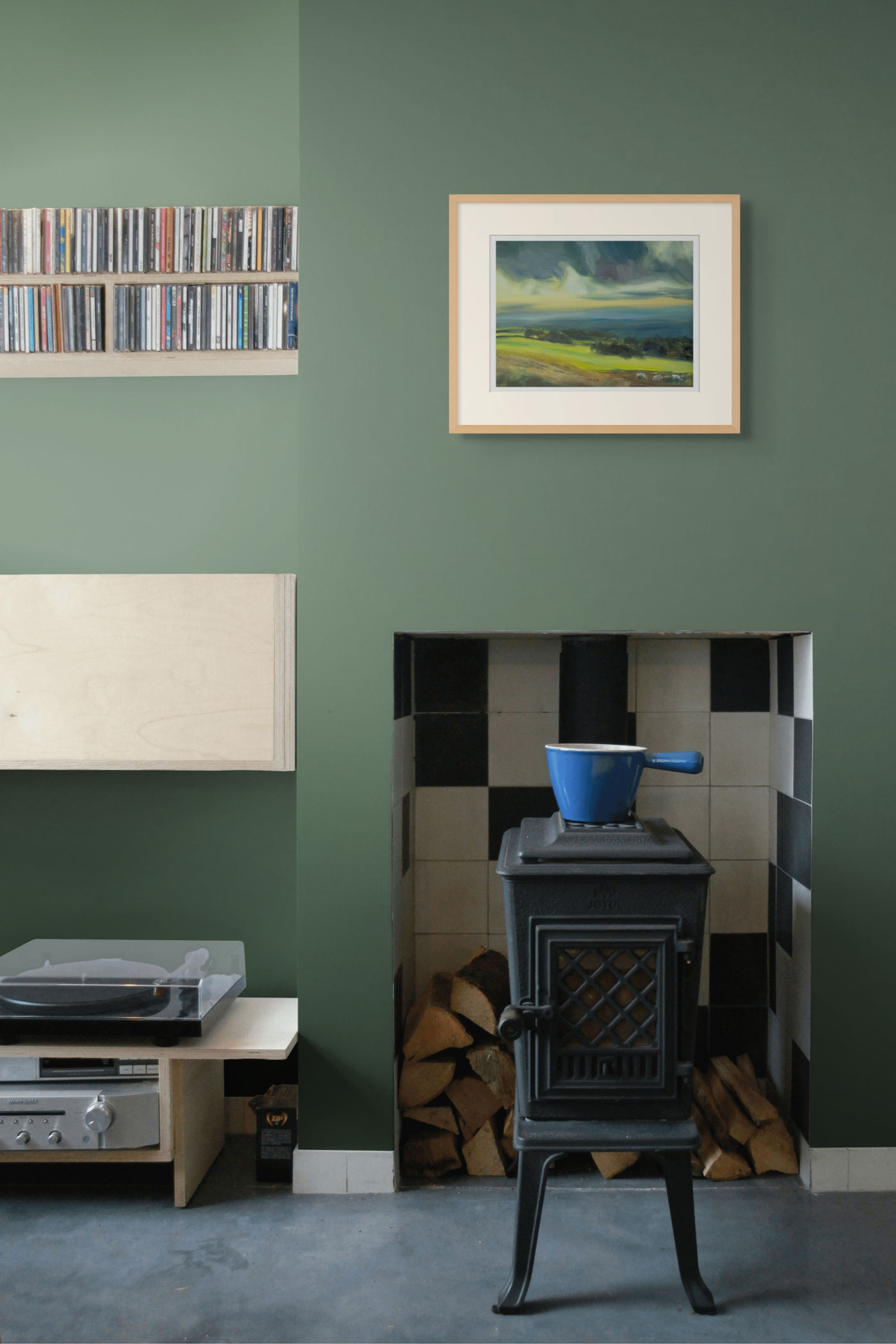 Rainclouds over Nicky Nook, Forest of Bowland. Limited Edition Fine Art Print, 40 x 30 cm. - Image 3