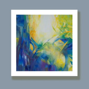 'Towards The Sun' Abstract Jungle Limited Edition Print, 40 x 40 cm, Fundraising for Rainforest Rescue