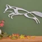 Stainless steel wall mounted fox design