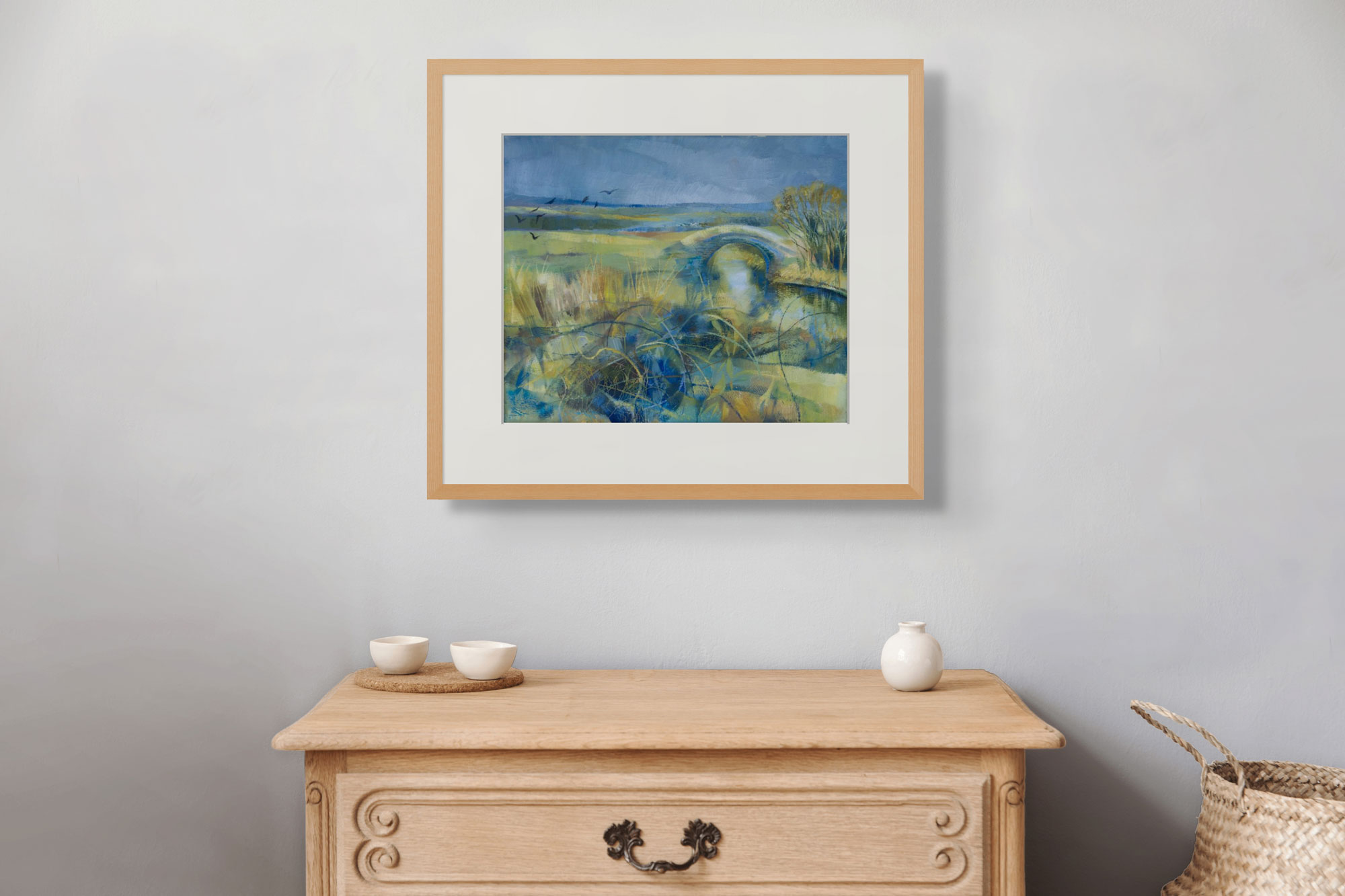 Signed Fine Art Print - 'Canal Bridge near Glasson Dock' - Image 2