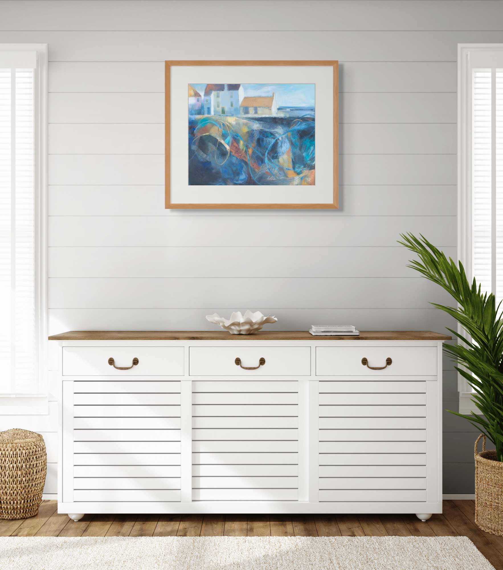 Signed Fine Art Print - 'Pittenweem Harbour, East Neuk of Fife' - Image 3