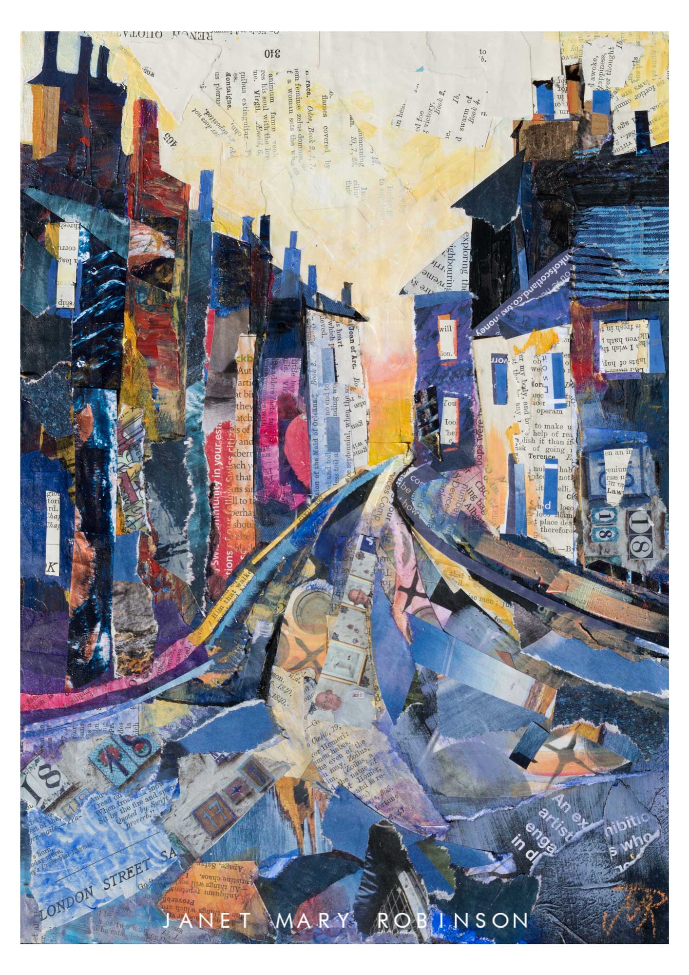 Fine art print of a street at dusk - 'Twilight' - Image 2