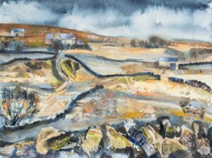 Bowland Walls - Original Framed Painting of the Forest of Bowland