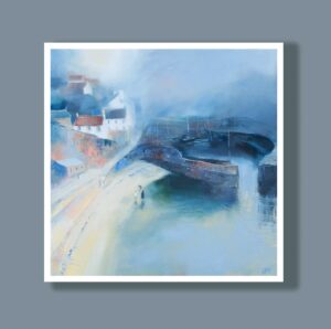 Signed Fine Art Print - 'Crail Harbour, East Neuk of Fife' 40 x 40 cm.