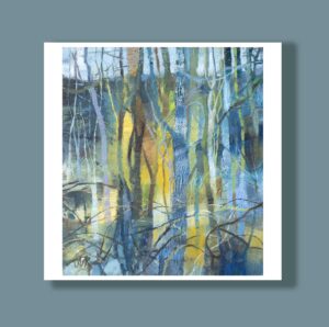 Promise of Spring - Signed Semi Abstract Forest Art Print