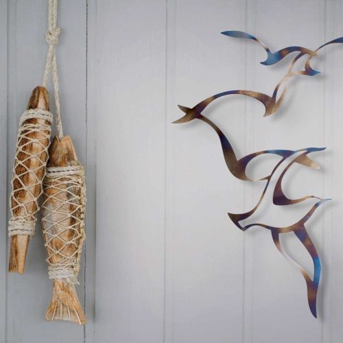 seagull tempered steel artwork